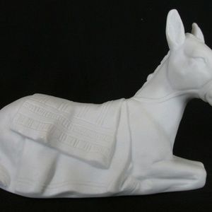 Avon Nativity The Donkey White Porcelain Figurine